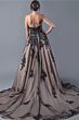 Jovani JB05361 Floral Appliques Strapless Corset Wedding Gown