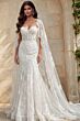 Jovani JB07583 Strapless Corset Lace Wedding Gown