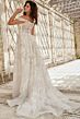 Jovani JB220001 Plunging Neckline Embroidered Bridal Gown