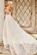Jovani JB24653 Bow Applique Panel Train Bridal Dress