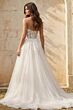 Jovani JB25730 High Slit Strapless Corset Bridal Dress