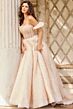 Jovani JB26341 Glitter Ruffle Corset Bodice Wedding Dress