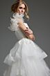 Jovani JB37575 Flounce Skirt Ruffle Strap Wedding Dress