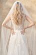 Jovani JB37601 Panel Train One Shoulder Wedding Dress