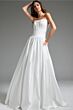 Jovani JB40784 Floral Back Strapless Corset Bridal Dress