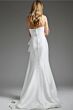 Jovani JB40791 High Slit Strapless Bridal Dress