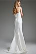 Jovani JB40791 High Slit Strapless Bridal Dress