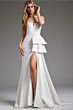 Jovani JB40791 High Slit Strapless Bridal Dress