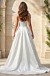 Jovani JB40825 Illusion Back Strapless Wedding Gown