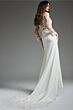 Jovani JB42297 Cutaway Train Square Neck Bridal Dress
