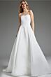 Jovani JB42346 Button Back Strapless Wedding Dress