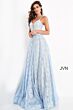 Jovani JVN03111 Plunging Neckline Lace Dress