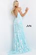 Jovani 06660 Tie Back Embroidered Dress