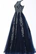 Jovani 59046 Embroidered A-line Formal Gown
