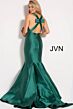 Jovani JVN60917 Crisscross Back Mermaid Formal Gown