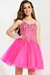 Jovani K62533 Corset Bodice Short Dress