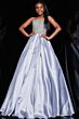 Jovani K66689 Pleated Skirt Strapless Prom Dress