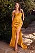 LaDivine 7492 Corset Bodice Off The Shoulder Dress