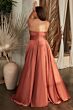 LaDivine 7496 Knot Bodice Strapless Sweetheart Dress