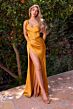 Ladivine 7448 Corset Bodice One-Shoulder Dress