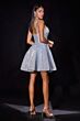 LaDivine KV1152 Scoop Neck Spaghetti Strap A-Line Dress