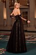 LaDivine CD717 Basque Waist Gauntlet Sleeve Dress