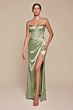 LaDivine 7495 Drape Skirt Corset Bodice Dress