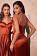LaDivine 7495 Drape Skirt Corset Bodice Dress