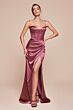 LaDivine 7495 Drape Skirt Corset Bodice Dress