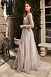 LaDivine Dress B701 Beaded Illusion Sleeve Mother Of The Bride Dress