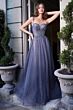 LaDivine Dress B709 Detachable Sleeve Mother Of The Bride Dress