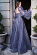 LaDivine Dress B709 Detachable Sleeve Mother Of The Bride Dress