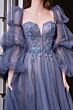LaDivine Dress B709 Detachable Sleeve Mother Of The Bride Dress