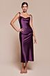 LaDivine BD103 Cowl Neck Bow-Tie Strap Dress