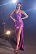 LaDivine BD111 Satin Knot Skirt Dress