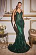 LaDivine Dress BD7027 Spaghetti Strap Sweetheart Neck Formal Dress