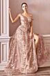 LaDivine Dress CB069 Off-The-Shoulder A-Line Formal Gown