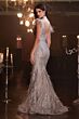 LaDivine Dress CB088 Feather Godet Skirt Formal Gown