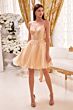 LaDivine Dress CD0213 Spaghetti Strap V-Back Cocktail Dress