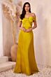 LaDivine CD325 Knot Off-The-Shoulder Neck Dress