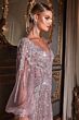 LaDivine Dress CD864 Embellished Notched Neck Mother Of The Bride Gown