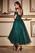 LaDivine Dress CD870 A-Line Ruched Back Evening Dress