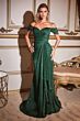 LaDivine CD878 Drape Sleeve And Skirt Dress