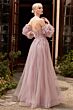 LaDivine Dress CD962 Floral A-Line Evening Dress