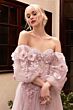 LaDivine Dress CD962 Floral A-Line Evening Dress