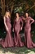 LaDivine Dress CD979C Sweetheart Neck With Overlay Plus Size Dress