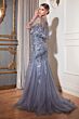 LaDivine Dress CDS438 Godet Skirt Mother Of The Bride Gown