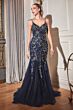 LaDivine Dress CDS438 Godet Skirt Mother Of The Bride Gown
