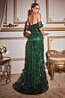 LaDivine Dress J832 3D Floral Corset Bodice Mother Of The Bride Dress