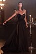 LaDivine Dress KV1059 Beaded Illusion High Slit Formal Dress